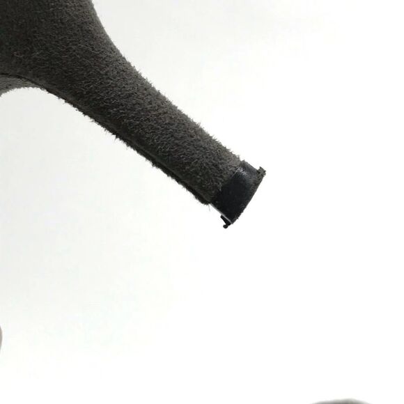 STUART WEITZMAN Gray Suede Leather Studded Pumps Heels with Bows 8N Y2K - Picture 8 of 8